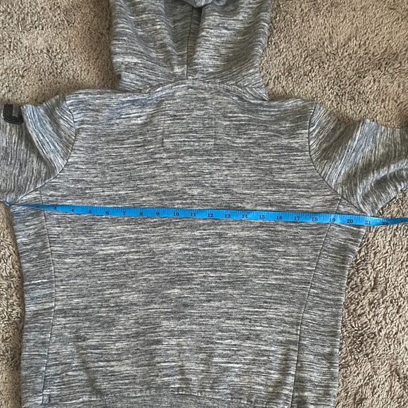 Reflex Gray and Black zip up sweater with Hoodie - Picture 17 of 17